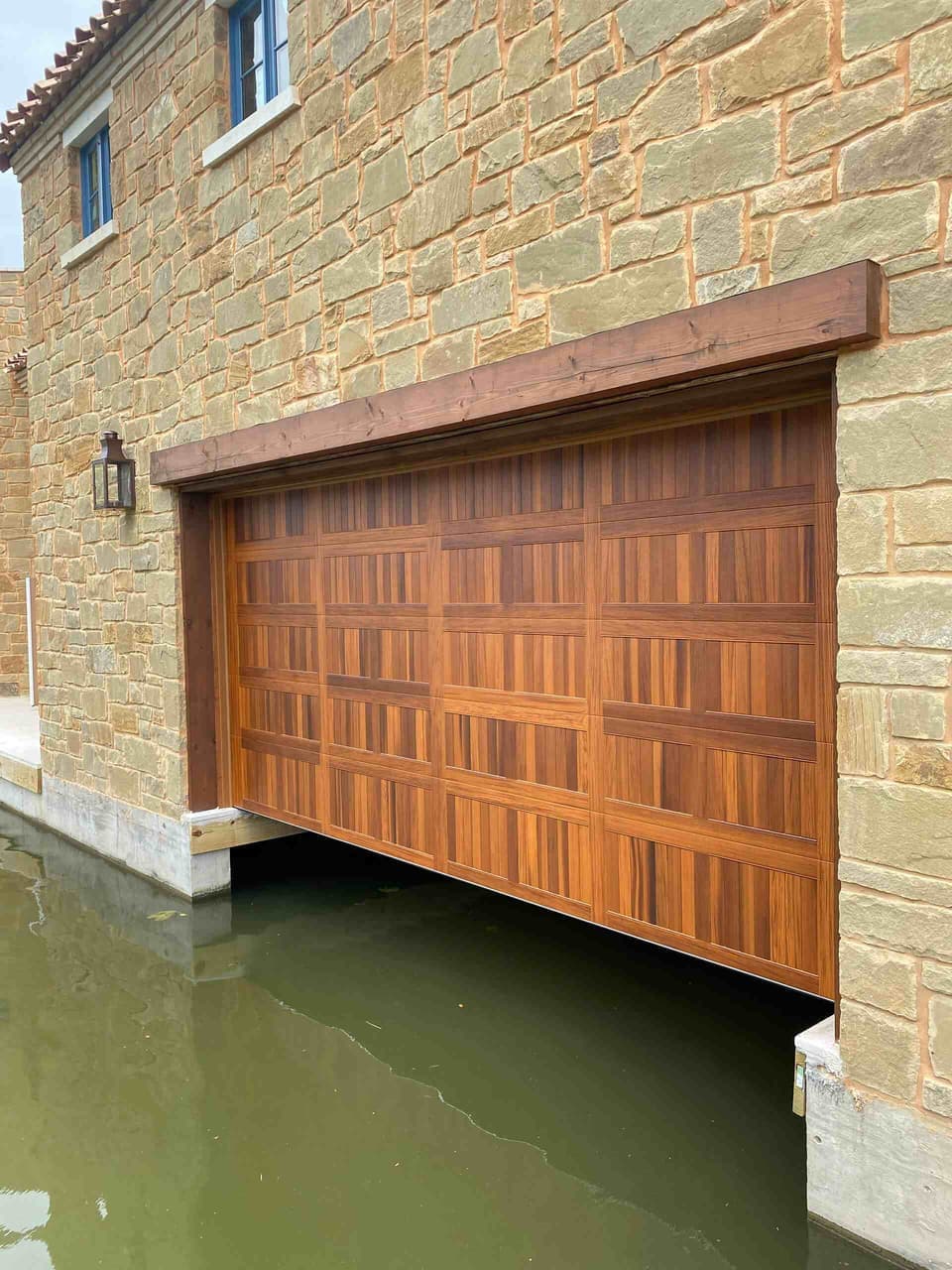 Insulated garage door installed by Door Pro Plus near Marble Falls, TX