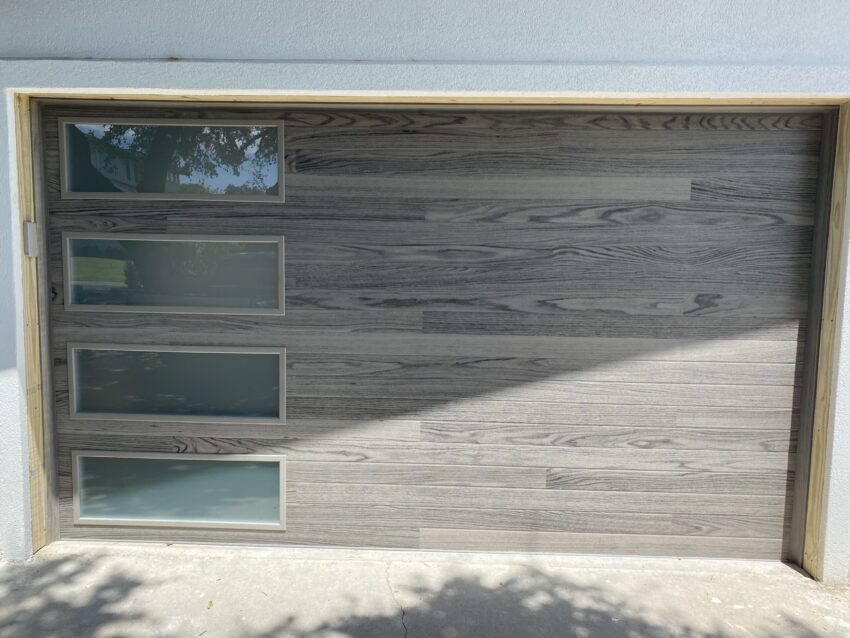 New garage door installation completed by Door Pro Plus in Marble Falls, TX